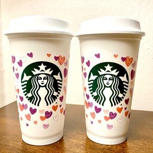 ✨Starbucks Color Changing Hearts - Reusable Hot Cups
